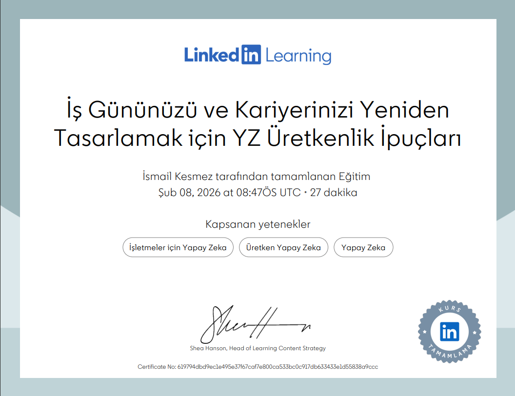YZ Üretkenlik İpuçları