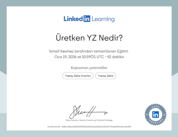 Üretken YZ Nedir